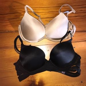 2 push up bras size 34B